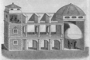 Akustisches Hörrohr erfunden von Athanase Kircher (oder Athanasius Kircheri) (1601-1680). von Athanasius Kircher