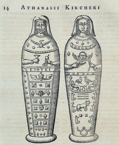 Mumien - in „Sphynx mystagoga“ von Athanase Kircher