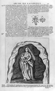Jungfrau und Kind, 1678 von Athanasius Kircher