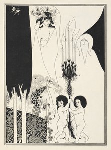 Illustration für Salome von Oscar Wilde von Aubrey (after) Beardsley