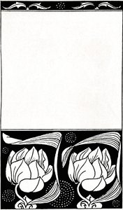 Entwurf für das Cover von Die Frau, die es tat, 1914