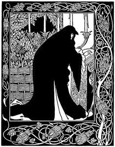 Wie Königin Guenever Nonne wurde, Illustration aus 