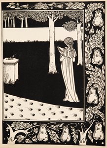 La Beale Isoud in Joyous Gard von Aubrey Beardsley