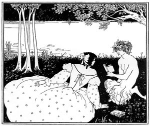 Pan liest einer Frau an einem Bach vor, 1898