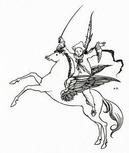 Puck auf Pegasus, 1894