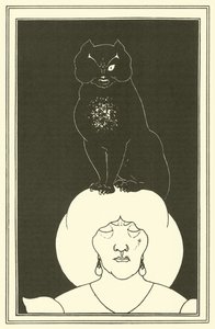Die schwarze Katze von Aubrey Beardsley