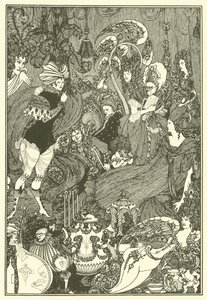 Die Höhle der Milz von Aubrey Beardsley
