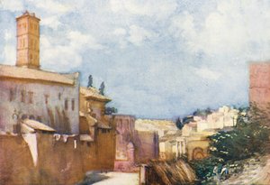 Rom: Blick auf S. Francesca Romana und das Forum