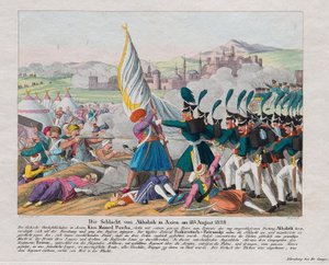 Russisch-Türkischer Krieg von 1828-1829 - Der Sturm auf die Festung Akhaltsikhe (Georgien) am 27. August