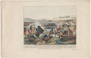Treffen von Ostrovno, in der Nähe von Witebsk, am 25. Juli 1812 von August Friedrich Andreas Campe
