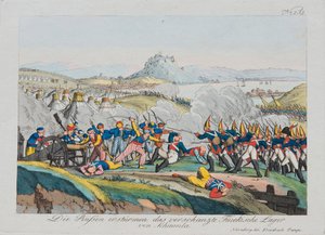 Einnahme der Festung Schumen im Jahr 1828, ca. 1830 von August Friedrich Andreas Campe