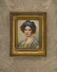Porträt der Frau von Ludwig von Borstell von August Grahl