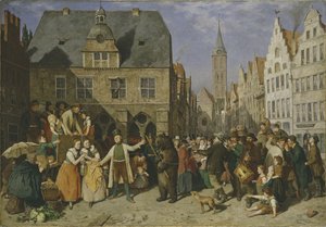 Ein tanzender Bär, 1865