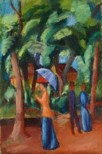 Ein Spaziergang im Park, 1914