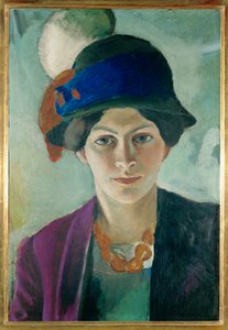 Elisabeth mit Hut von August Macke