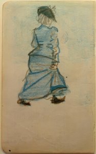 Frau auf der Straße I