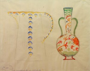 Henkelkrug und Henkelkanne