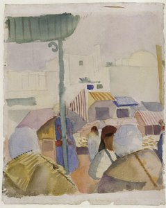 Markt in Tunis II, 1914