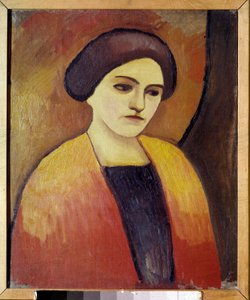 Porträt von Madame Macke, Ehefrau des Malers von August Macke