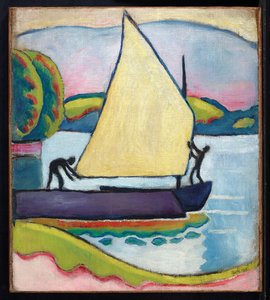 Segelboot am Morgen, 1910