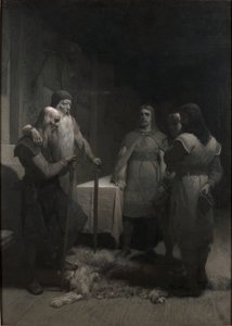 Kung Bele und Thorsten Vikingsson (aus Frithiofs Saga) von August Malmström