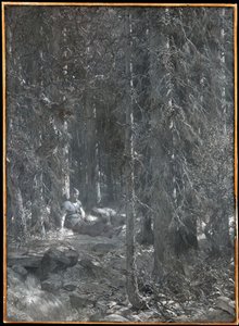 Die Versuchung von Frithiof (aus Frithiofs Saga) von August Malmström