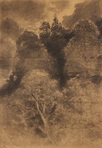 Baumstudie von August Schaeffer von Wienwald