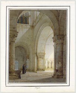 Interieur einer romanischen Kirche