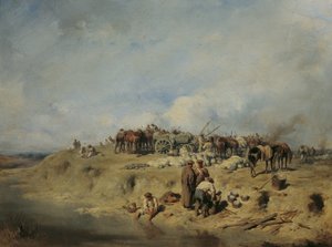 Biwak russischer Soldaten von August von Pettenkofen