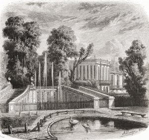 Le Petit Trianon in Versailles, Frankreich, 19. Jahrhundert