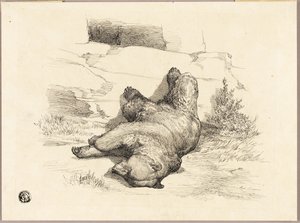 Russischer Bär von Auguste Andre Lancon