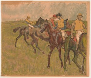 Rennpferde von Auguste Clot