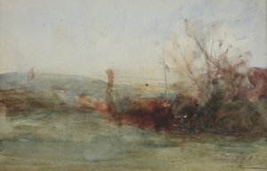 Landschaft, ca. 1853-65 von Auguste Francois Ravier