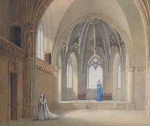 Anne, meine Schwester Anne, siehst du nichts kommen, 1817 von Auguste Garneray