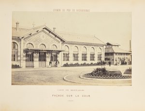 Bahnhof Montargis, Fassade zum Hof von Auguste Hippolyte Collard