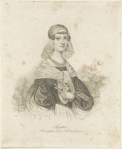 Porträt von Sophie, Prinzessin der Niederlande von Auguste Hüssener