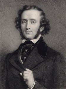 Porträt des Pianisten und Komponisten Felix Mendelssohn Bartholdy 1809-1847