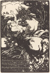 Zentaur, 1896 von Auguste Lepere