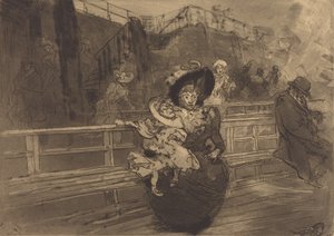 Abfahrt nach Greenwich, 1891 von Auguste Lepere