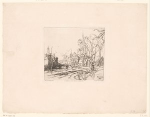 Ansicht der Brücke beim Beginenhof in Brügge