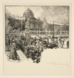 Der Palast der freien Künste, Außenansicht