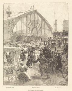 Der Palast der Maschinen von Auguste Lepere