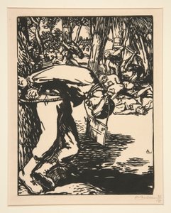 Die Freischärler, aus La Guerre de 1914, erste Serie, Nr. 11
