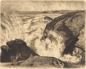 Springflut, Felsen von Zion von Auguste Lepere