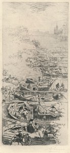 Der Apfelmarkt, 1915