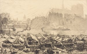Der große Apfelmarkt Le grand marché aux pommes, 1917