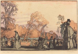 Der Teich in den Tuilerien von Auguste Lepere