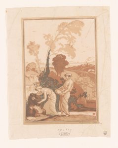 Musik und Poesie helfen dem Künstler von Auguste Lepère (signed by artist)