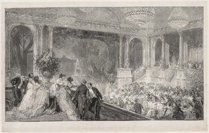 Fest in den Tuilerien von Auguste Louis Lepère