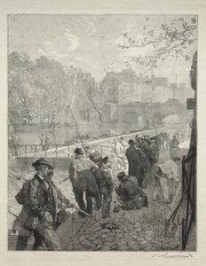 Die Schleuse der Münze von Auguste Louis Lepère